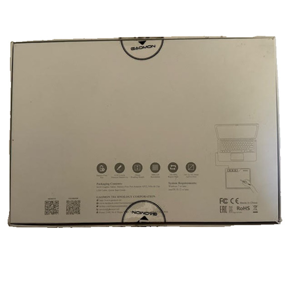 GAOMON S620 Digital Graphics Drawing Tablet • Battery-Free Pen (Pressure 8192) - Picture 10 of 10